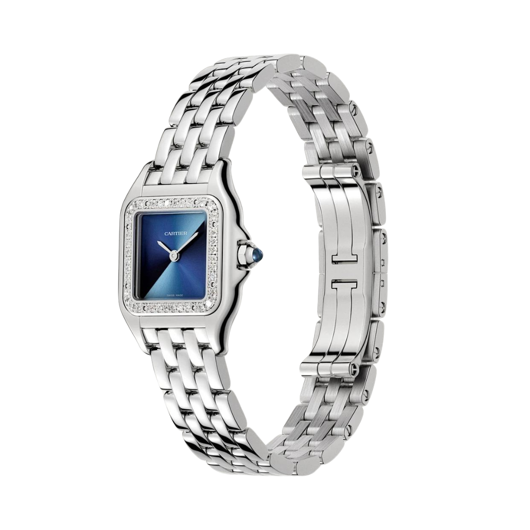 Montre Panthère de Cartier Argentée simple Pour Femme